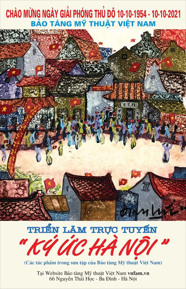 庆祝首都解放日的“河内回忆”线上展览会开展 ảnh 2 庆祝首都解放日的“河内回忆”线上展览会开展 ảnh 2