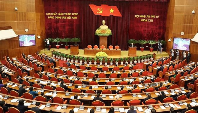 越共十三届四中全会闭幕 ảnh 1 越共十三届四中全会闭幕 ảnh 1
