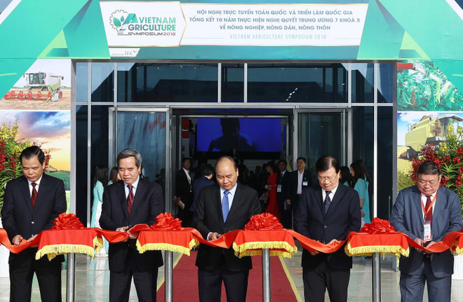 越共 “三农”决议实施10周年全国总结视频会议在河内开幕 ảnh 3