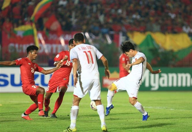 AFF Suzuki Cup 2018:越南队与缅甸队0比0收场 ảnh 1 AFF Suzuki Cup 2018:越南队与缅甸队0比0收场 ảnh 1