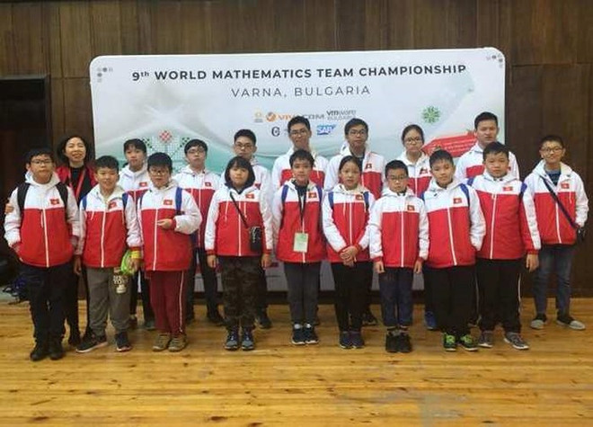 越南代表队在世界数学团体锦标赛勇夺9金 ảnh 1
