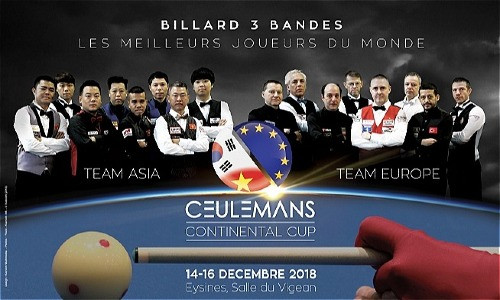 三名越南台球选手效力亚洲队迎战欧洲队 ảnh 1 三名越南台球选手效力亚洲队迎战欧洲队 ảnh 1