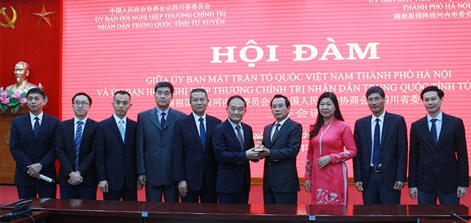 河内市主张扩大同中国各省市的关系 ảnh 1 河内市主张扩大同中国各省市的关系 ảnh 1