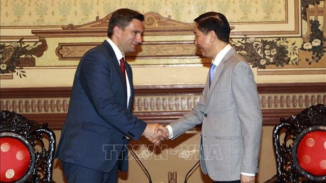 越南胡志明市与德国萨克森州着力开展多领域合作 ảnh 1