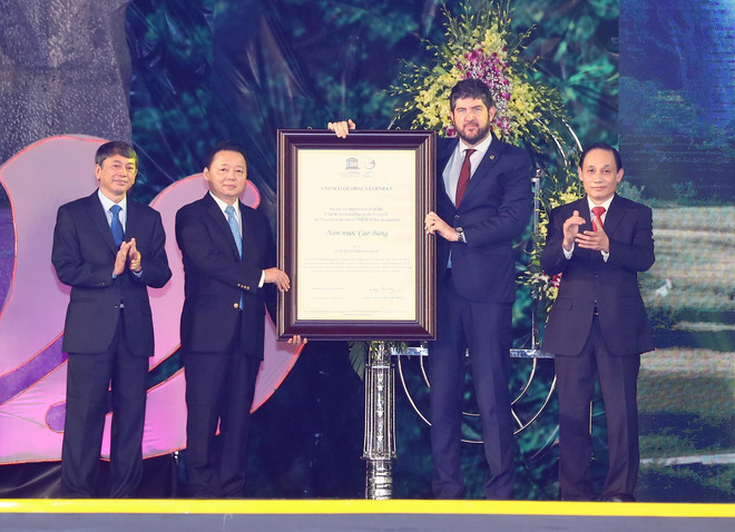 高平省荣获UNESCO世界地质公园称号 ảnh 1 高平省荣获UNESCO世界地质公园称号 ảnh 1