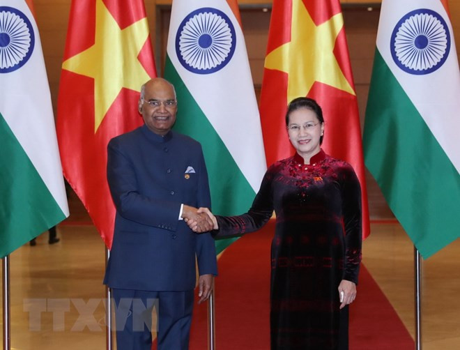 国会主席阮氏金银会见印度总统科温德 ảnh 1 国会主席阮氏金银会见印度总统科温德 ảnh 1