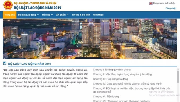引导实施《劳动法》的网站开通 ảnh 2 引导实施《劳动法》的网站开通 ảnh 2