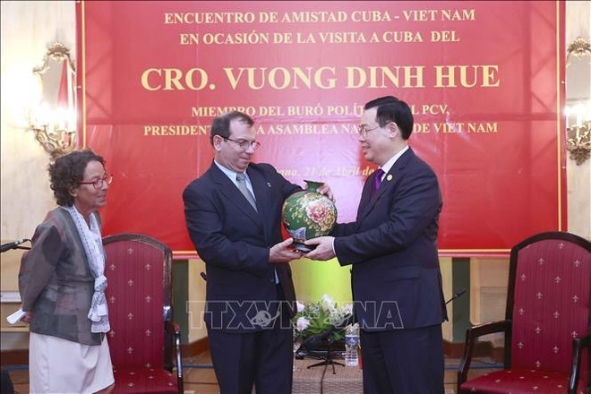 越南国会主席王廷惠：越南与古巴传统友谊万古长存 ảnh 1