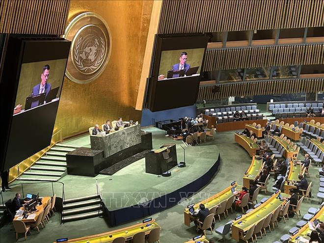 2022 年全球灾害报告首发式活动在联合国总部举行 ảnh 1 2022 年全球灾害报告首发式活动在联合国总部举行 ảnh 1