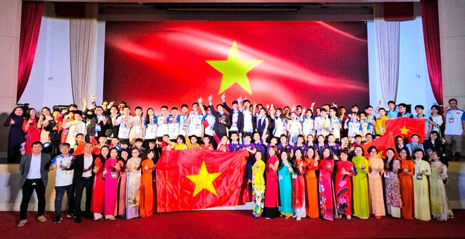 越南72名学生在世界资优数学锦标赛中表现优异 全部获奖 ảnh 1 越南72名学生在世界资优数学锦标赛中表现优异 全部获奖 ảnh 1