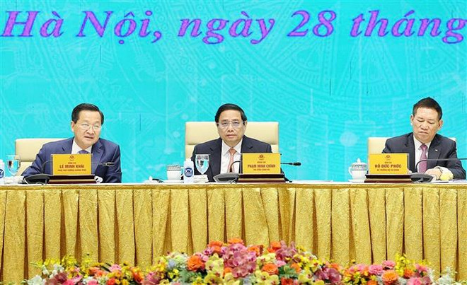 范明政总理:尽早将越南证券市场从前沿市场升级为新兴市场 ảnh 2 范明政总理:尽早将越南证券市场从前沿市场升级为新兴市场 ảnh 2