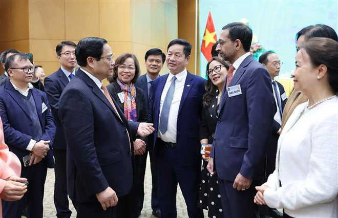范明政总理:尽早将越南证券市场从前沿市场升级为新兴市场 ảnh 1 范明政总理:尽早将越南证券市场从前沿市场升级为新兴市场 ảnh 1