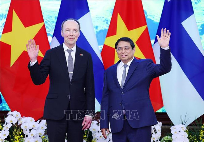 越南政府总理范明政会见芬兰议会议长尤西·哈拉阿霍 ảnh 1 越南政府总理范明政会见芬兰议会议长尤西·哈拉阿霍 ảnh 1