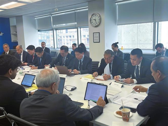 越南常驻联合国代表团团长邓黄江：携手应对气候变化是亚太地区实现可持续发展的重要动力 ảnh 2