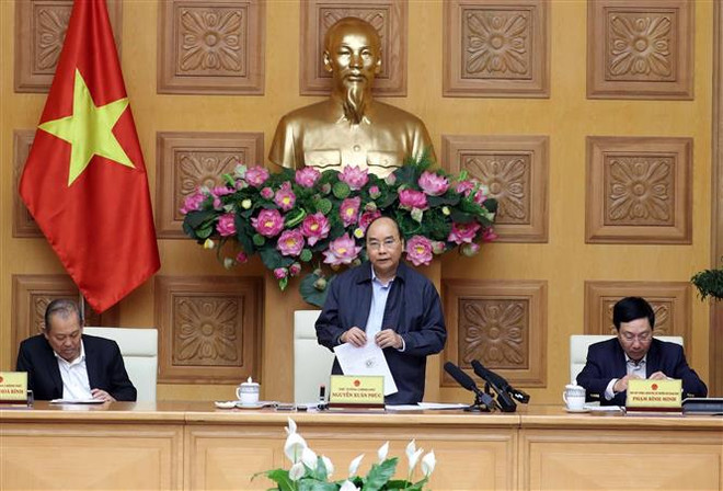 政府总理阮春福:在疫情防控工作中既要果断又要冷静 ảnh 1 政府总理阮春福:在疫情防控工作中既要果断又要冷静 ảnh 1