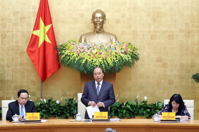 政府总理阮春福:向紧迫性任务发起“冲刺” ảnh 1 政府总理阮春福:向紧迫性任务发起“冲刺” ảnh 1
