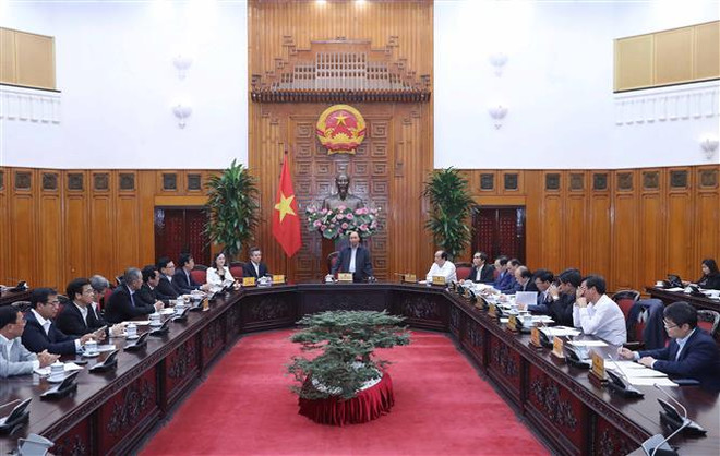 政府总理阮春福与薄寮省领导班子举行工作会议 ảnh 1