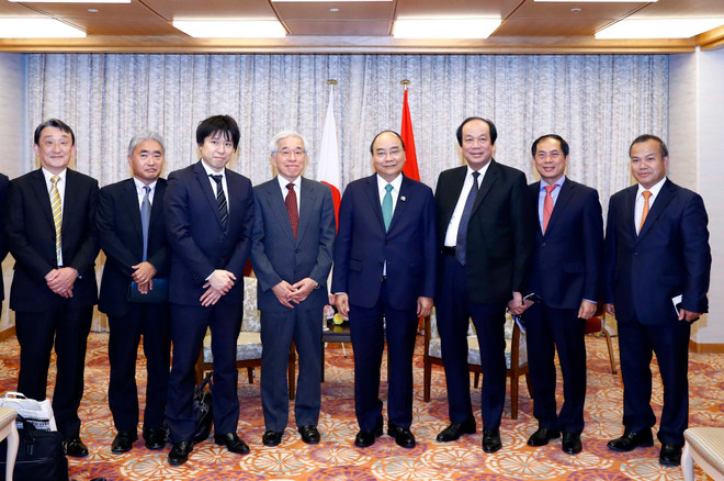 G20峰会:政府总理阮春福会见日本投资者 ảnh 2 G20峰会:政府总理阮春福会见日本投资者 ảnh 2