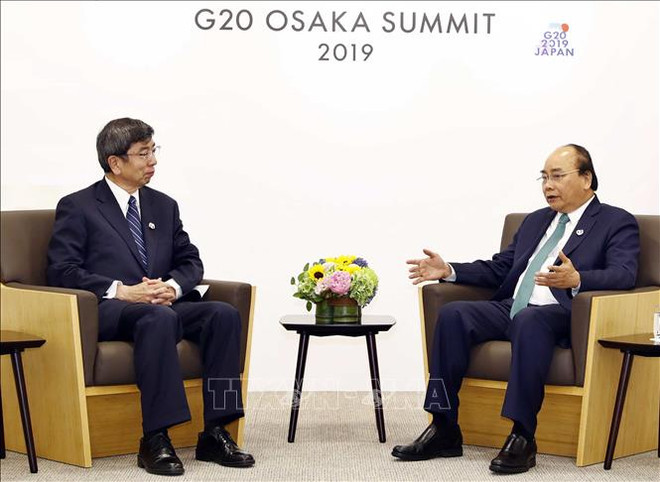 G20峰会:政府总理阮春福会见各国和国际组织领导人 ảnh 3 G20峰会:政府总理阮春福会见各国和国际组织领导人 ảnh 3
