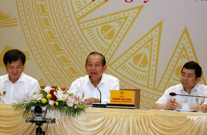 越南政府副总理张和平:坚决与敲诈勒索、贪污受贿等腐败现象作斗争 ảnh 1 越南政府副总理张和平:坚决与敲诈勒索、贪污受贿等腐败现象作斗争 ảnh 1