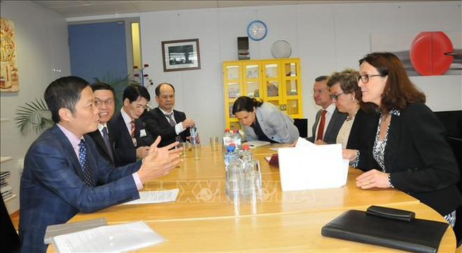 越南与欧盟为《越欧自由贸易协定》早日签署作出积极努力 ảnh 2 越南与欧盟为《越欧自由贸易协定》早日签署作出积极努力 ảnh 2