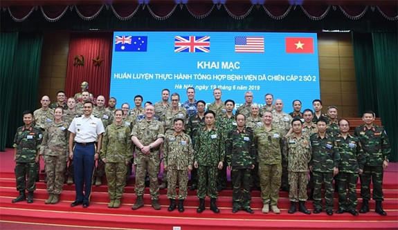 二号二级野战医院综合实训开幕 ảnh 3