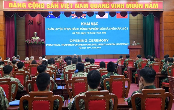 二号二级野战医院综合实训开幕 ảnh 1