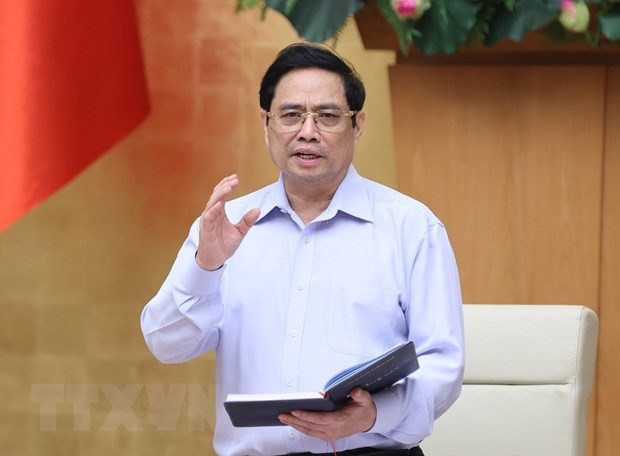 政府总理范明政:全力以赴加强胡志明市和南部各地疫情管控 ảnh 1 政府总理范明政:全力以赴加强胡志明市和南部各地疫情管控 ảnh 1