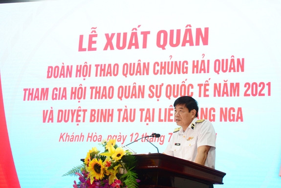 越南人民海军代表团启程前往俄罗斯参加2021年国际军事比赛 ảnh 2 越南人民海军代表团启程前往俄罗斯参加2021年国际军事比赛 ảnh 2