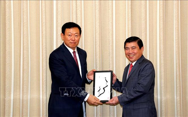 胡志明市与韩国乐天集团合作建设基础设施项目 ảnh 2 胡志明市与韩国乐天集团合作建设基础设施项目 ảnh 2