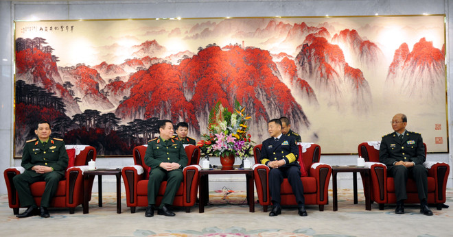 越南人民军总政治局与中共中央军委政治工作部进一步加强合作 ảnh 2