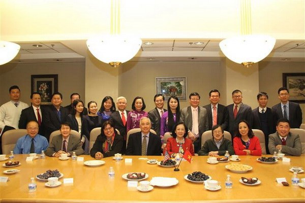 越南共产党代表团访问美国 ảnh 1 越南共产党代表团访问美国 ảnh 1