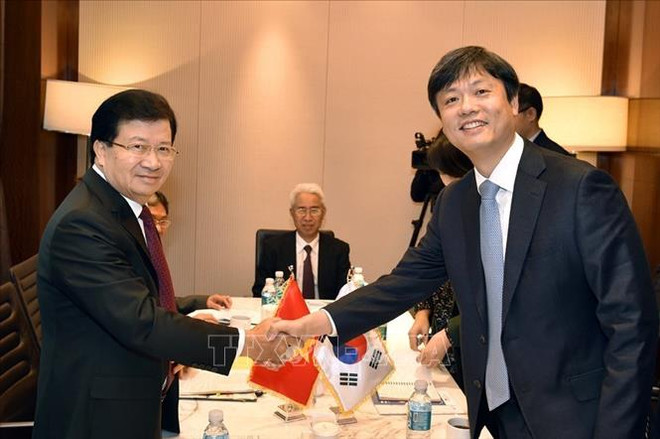 越南政府副总理郑廷勇访韩之行取得丰硕成果 ảnh 2