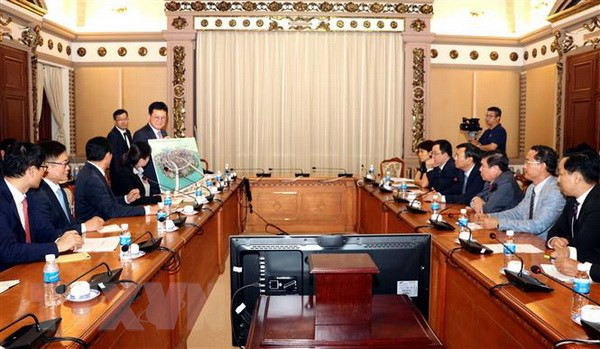 胡志明市与韩国乐天集团合作建设基础设施项目 ảnh 1 胡志明市与韩国乐天集团合作建设基础设施项目 ảnh 1