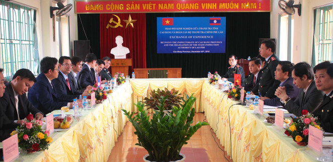 越老两国各地促进监察工作经验交流 ảnh 1 越老两国各地促进监察工作经验交流 ảnh 1