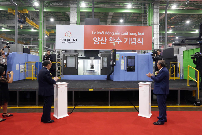 韩华航空（越南）发动机工厂在河内落成 ảnh 1