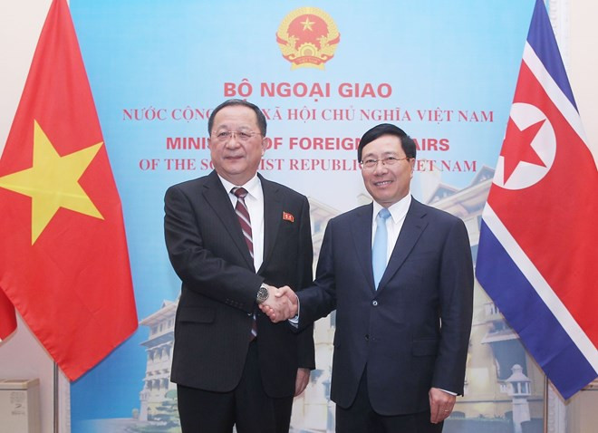 朝鲜中央通讯社报道有关该国外交部长李勇浩访越之行 ảnh 1 朝鲜中央通讯社报道有关该国外交部长李勇浩访越之行 ảnh 1