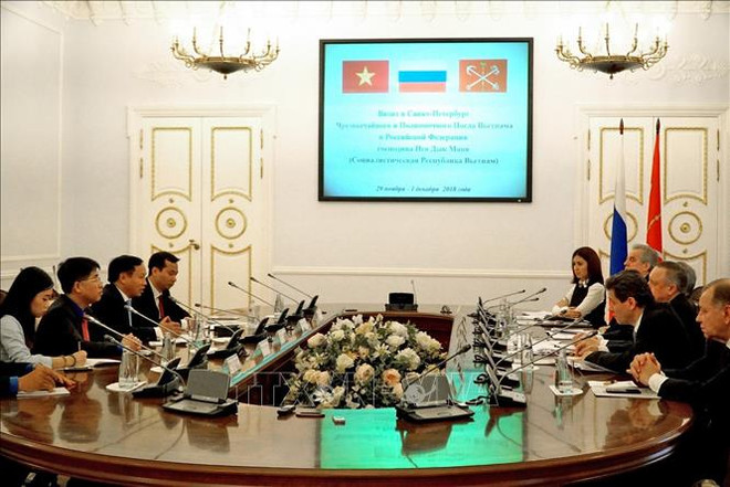 俄罗斯圣彼得堡市为2019年俄罗斯越南年活动积极做准备 ảnh 1