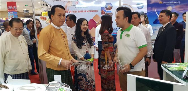 越南品牌展览会在缅甸开展 ảnh 1 越南品牌展览会在缅甸开展 ảnh 1