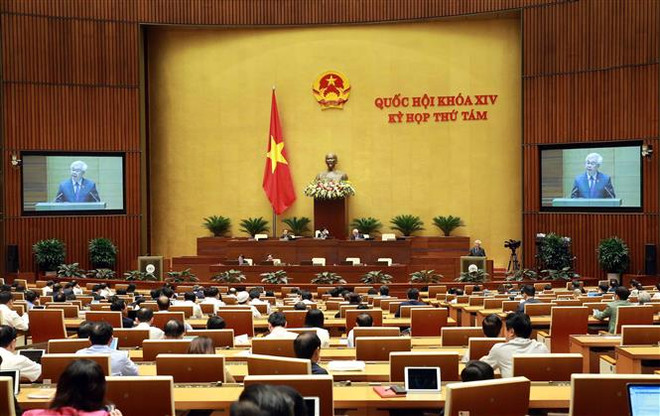 越南第十四届国会第八次会议:分组讨论两部法案 表决通过一项决议 ảnh 1 越南第十四届国会第八次会议:分组讨论两部法案 表决通过一项决议 ảnh 1