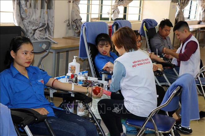 2019年“仁爱之心”人道主义献血活动吸引500人参加 ảnh 1 2019年“仁爱之心”人道主义献血活动吸引500人参加 ảnh 1