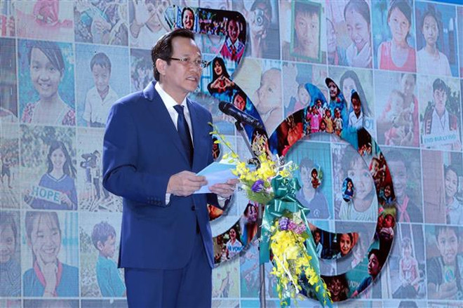 联合国《儿童权利公约》颁布30周年纪念典礼在河内举行 ảnh 1 联合国《儿童权利公约》颁布30周年纪念典礼在河内举行 ảnh 1