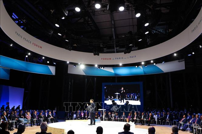 越南代表出席第二届巴黎和平论坛 ảnh 2