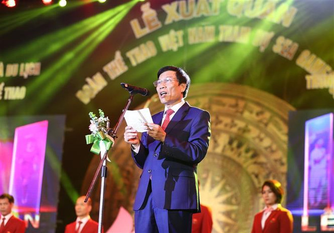 越南体育代表团出征第30届东南亚运动会 ảnh 2 越南体育代表团出征第30届东南亚运动会 ảnh 2