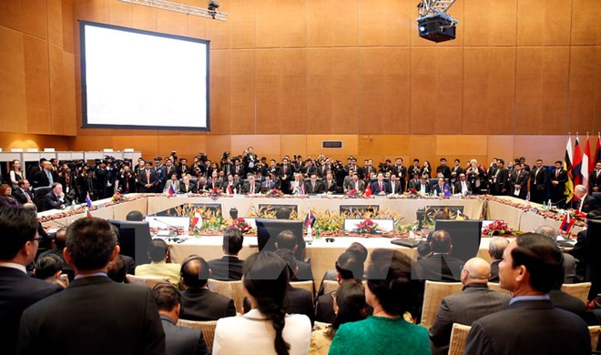 阮晋勇总理出席东盟—新西兰建立伙伴关系40周年纪念峰会和第十届东亚峰会 ảnh 2 阮晋勇总理出席东盟—新西兰建立伙伴关系40周年纪念峰会和第十届东亚峰会 ảnh 2