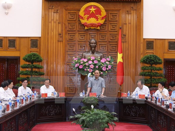 阮春福总理：努力把海阳省优势和潜力充分发挥出来 ảnh 1