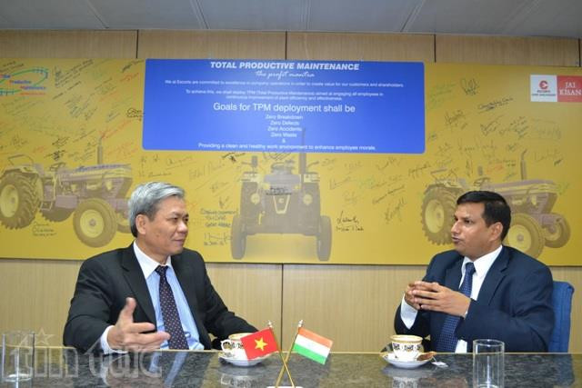 印度Escorts集团意向进军越南市场 ảnh 1 印度Escorts集团意向进军越南市场 ảnh 1