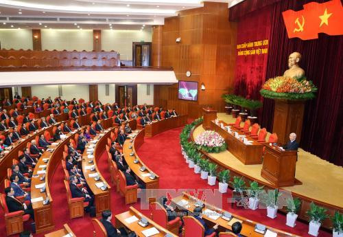 越共十二届三中全会闭幕会新闻公报 ảnh 1 越共十二届三中全会闭幕会新闻公报 ảnh 1