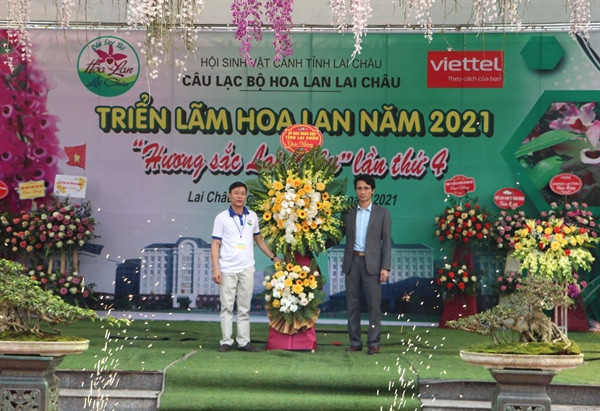 清香宜人的莱州兰花吸引大量参观者驻足观看 ảnh 1