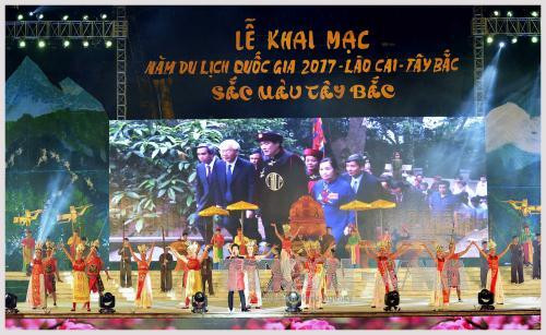 2017年老街—西北国家旅游年拉开帷幕 ảnh 1 2017年老街—西北国家旅游年拉开帷幕 ảnh 1